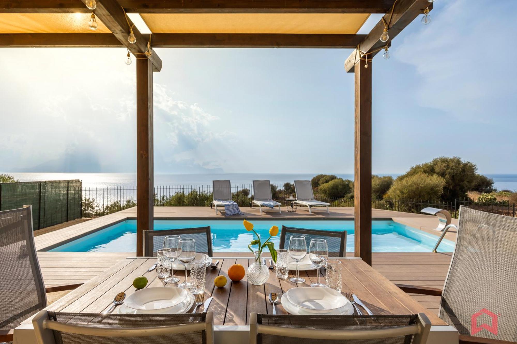 Villa With Sea View Private Pool Terrasini Exterior photo